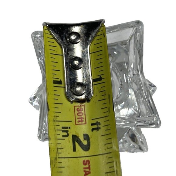 Vintage Star Michael C Fina Fifth Avenue Lead Crystal Candle Holders w/ Box - Picture 6 of 7